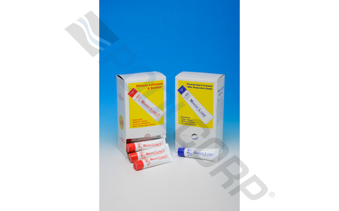 Magic Lube II Silicone Based Lubricant and Sealer Display Box with 1 oz Tubes