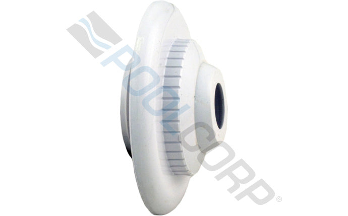 1 1/2" MPT 3/4" Eye White Hydrostream Flanged Eyeball Fitting