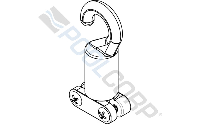 .375"-.5" CLEAT TYPE CPB ROPE HOOK