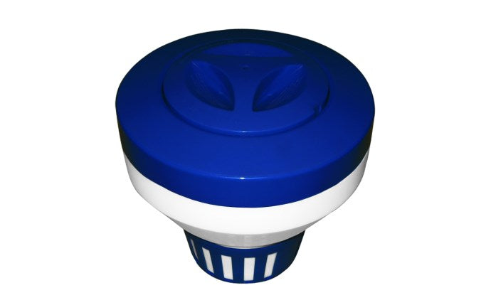 PoolStyle Blue/White Floating Dispenser for 3" Tabs 12 per Case
