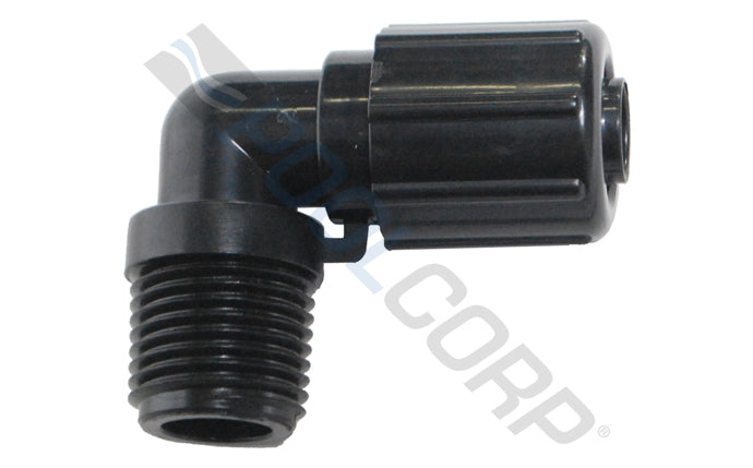 Tube Fitting W/Nut 1/2"X 90 Dg