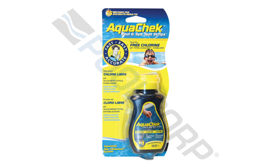 Yellow 4-In-1 Chlorine Test Strip 50 Count