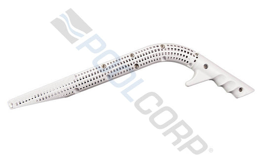 12"FlowSkim Vented Basket Handle; White