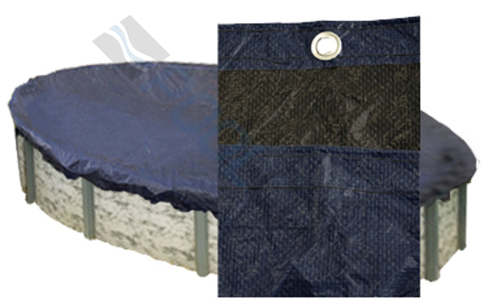 16' x 32' Unbound Oval Above Ground Winter Cover with 8 Year Warranty
