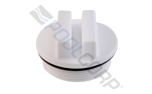 1 1/2" MIP White All-Purpose Plug with O-ring