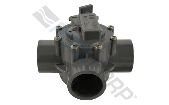 1 1/2"-2" Gray Positive Seal 3-Port Valve