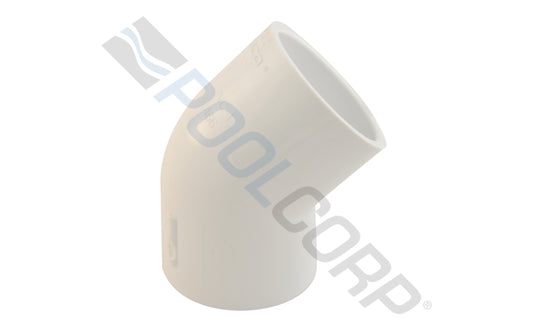 1.5" Slip SCH40 PVC 45 Degree Elbow