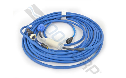 Blue 2-Wire Thick Cable with Swivel 60'