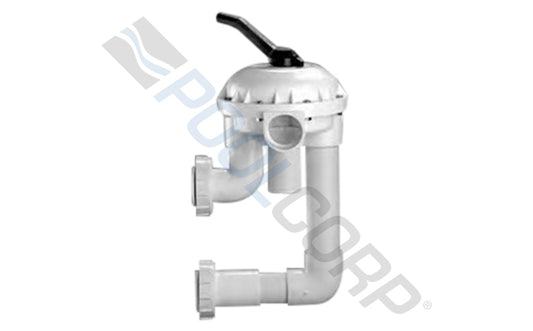 2" Backwash Valve with Bulkhead Fittings for Quad D.E. and Sand Filters
