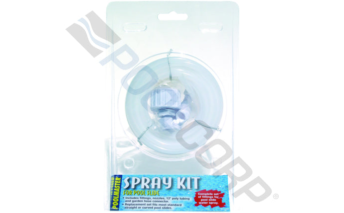 STANDARD POOL SLIDE SPRAY KIT W/ NOZZLES & TUBING