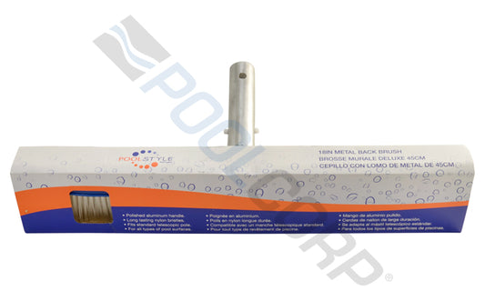 18" Deluxe Series Aluminum Back Nylon Brush