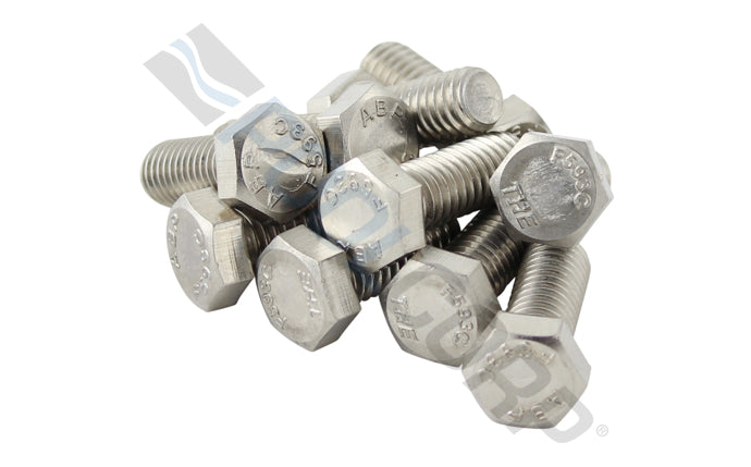Stainless Steel Hex Head Cap Screw 3/8"-16 x 1"