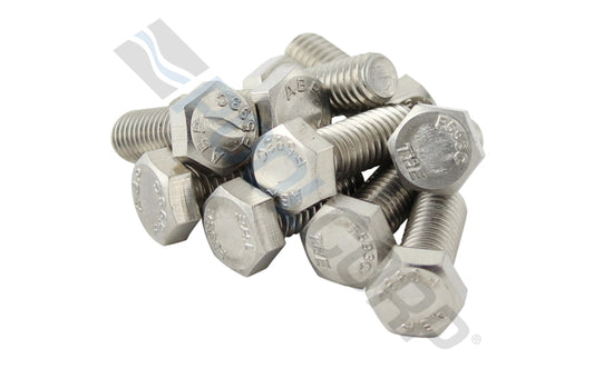 Stainless Steel Hex Head Cap Screw 3/8"-16 x 1"